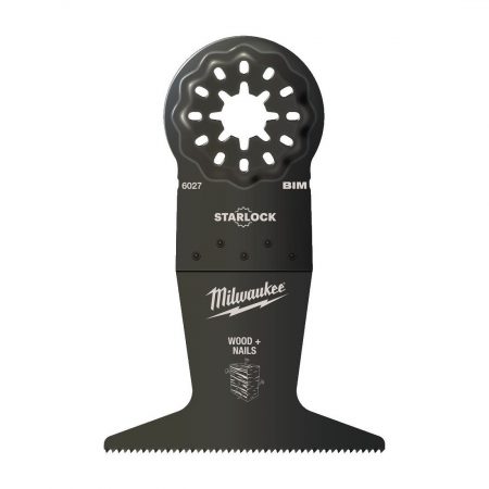 MILWAUKEE UPPOSAHANTERÄ SL BIM WM65X42. Kuva upposahanterän päältä.