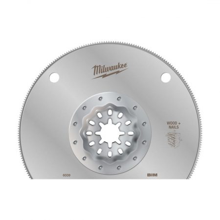 MILWAUKEE SEGMENTTITERÄ SL BIM M100X28. Kuva segmenttiterän päältä.