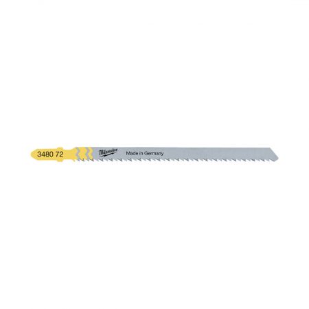 Milwaukee Pistosahanterä T101BR105/2,5mm. Kuvassa pistosahanterä vaaka-asennossa.