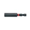 MILWAUKEE TERÄNPIDIN SHW 1/4"X60MM. Kuvassa teränpidin vaaka-asennossa.