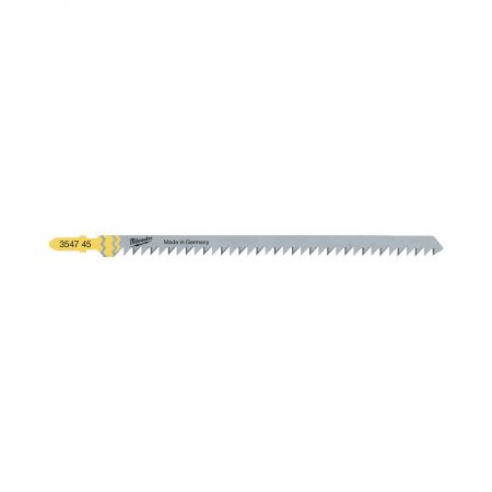 Milwaukee Pistosahanterä T344D 155/4mm. Kuvassa pistosahanterä vaaka-asennossa.