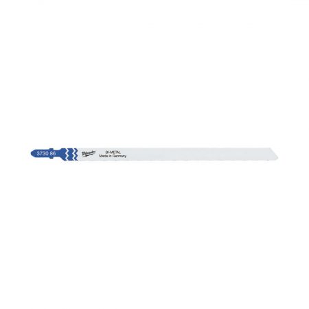 Milwaukee Pistosahanterä T718AF 155/1MM. Kuvassa pistosahanterä vaaka-asennossa.