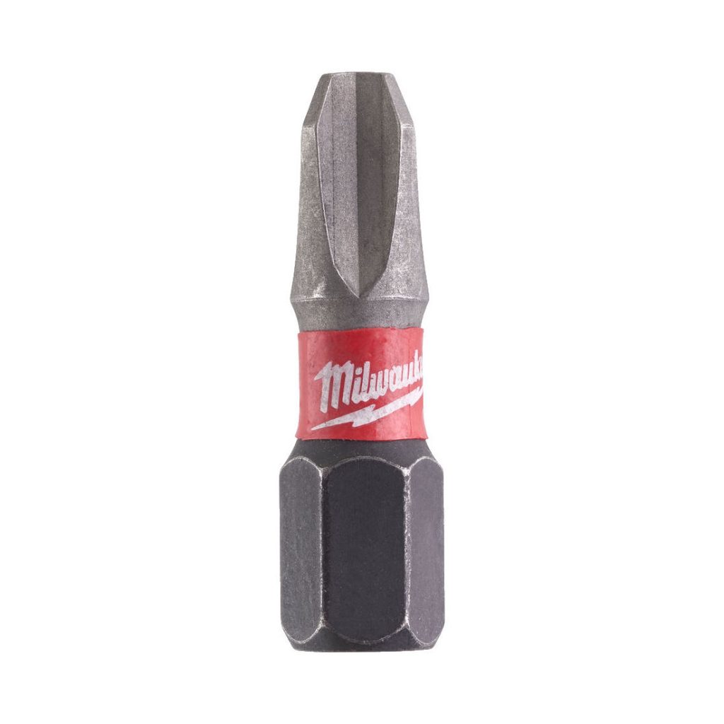 MILWAUKEE RUUVAUSKÄRKI SHOCKWAVE PH3 X 25MM 2KPL. Kuvassa yksittäinen ruuvauskärki.