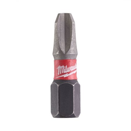 MILWAUKEE RUUVAUSKÄRKI SHOCKWAVE PH3 X 25MM 2KPL. Kuvassa yksittäinen ruuvauskärki.