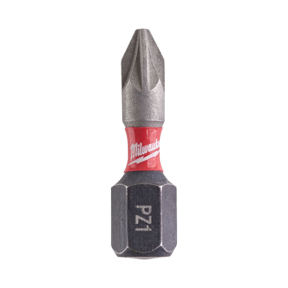 MILWAUKEE RUUVAUSKÄRKI SHOCKWAVE PZ1X25MM. Kuvassa yksittäinen ruuvauskärki.