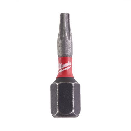 MILWAUKEE RUUVAUSKÄRKI SHOCKWAVE TX10 X 25MM. Kuvassa yksittäinen ruuvauskärki.