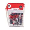 MILWAUKEE RUUVAUSKÄRKI SHOCKWAVE TX15 X 25. Kuvassa 25 kappaleen rasia.