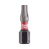 MILWAUKEE RUUVAUSKÄRKI SHOCKWAVE TX25 X 25. Kuvassa yksittäinen ruuvauskärki.
