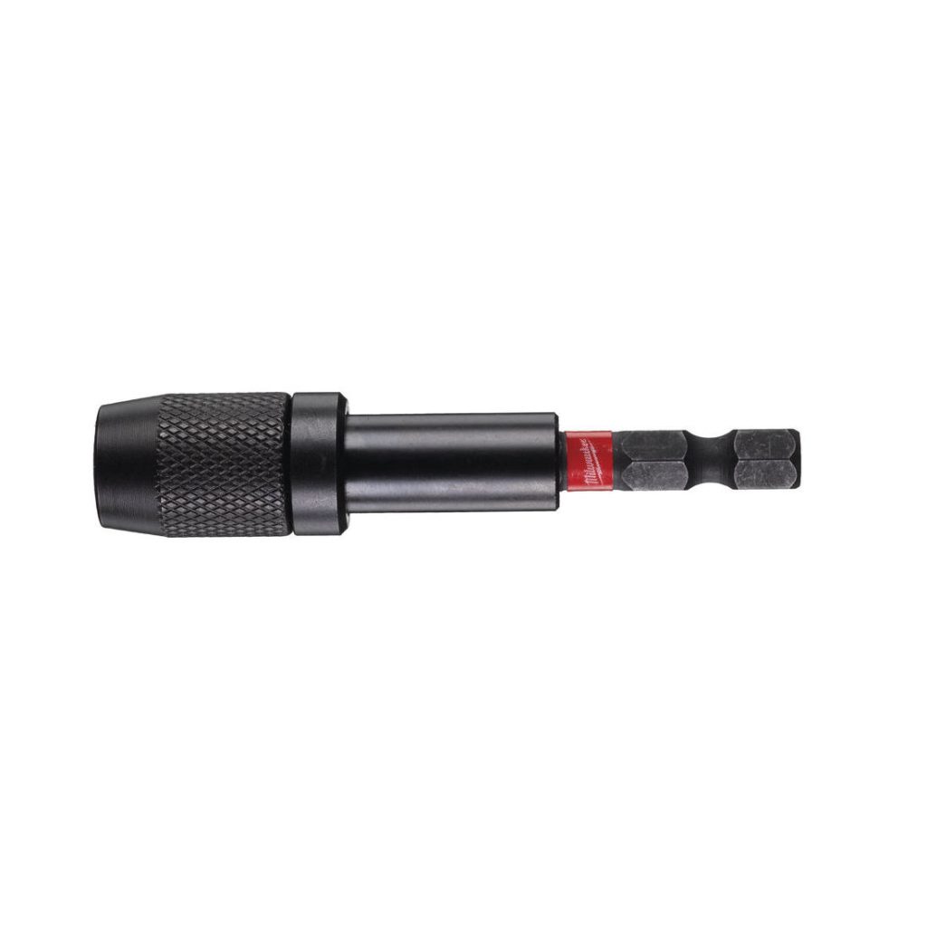 MILWAUKEE TERÄNPIDIN PIKAVAIHTO 73MM. Kuvassa teränpidin vaakatasossa.