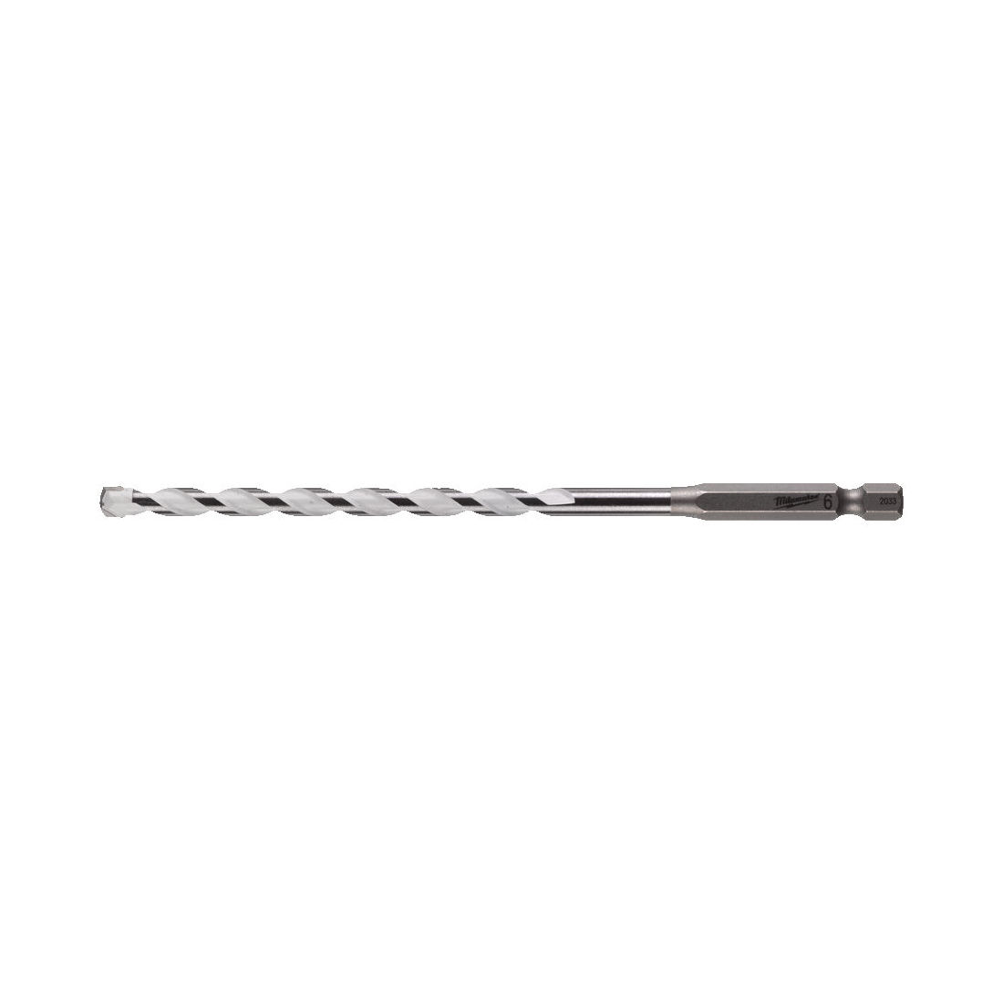 MILWAUKEE YLEISPORA HEX 6X150MM. Kuvassa yleispora vaakatasossa.