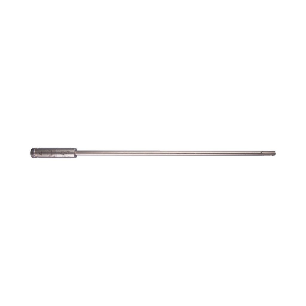 Milwaukee SDS-Plus pidennysosa 450 mm. Kuvassa pidennysosa vaakatasossa.