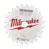 MILWAUKEE PYÖRÖSAHANTERÄ W190X30X1,6X24. Kuva pyörösahanterän päältä.