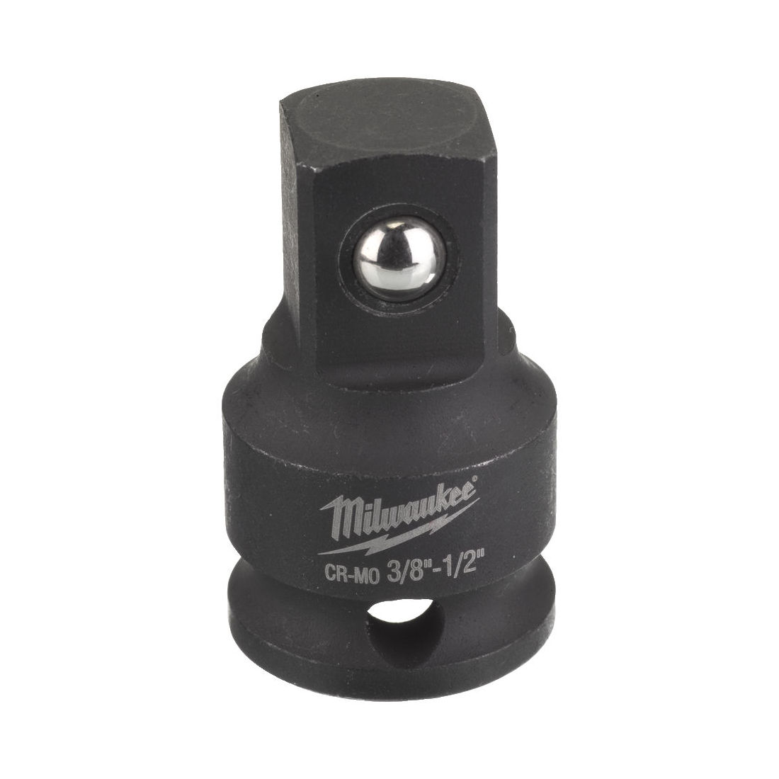 MILWAUKEE ADAPTERI SHW 3/8" - 1/2" HYLSYLLE. Kuvassa voimahylsy edestä.