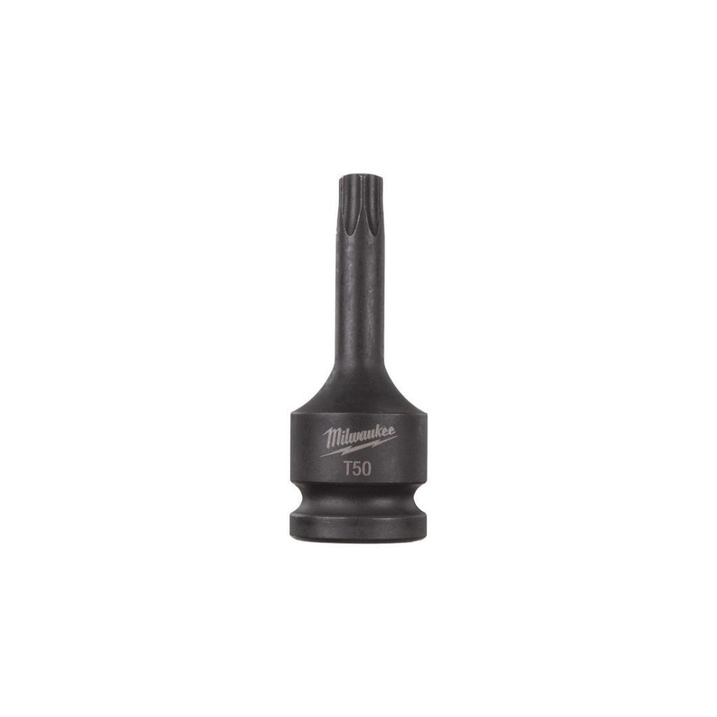 MILWAUKEE VOIMAHYLSY 1/2" TORX 50. Kuvassa voimahylsy edestä.