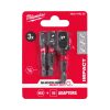 MILWAUKEE ADAPTERISARJA SHW VOIMAHYLSY 3-OSAINEN. Kuvassa Blister -pakkaus.
