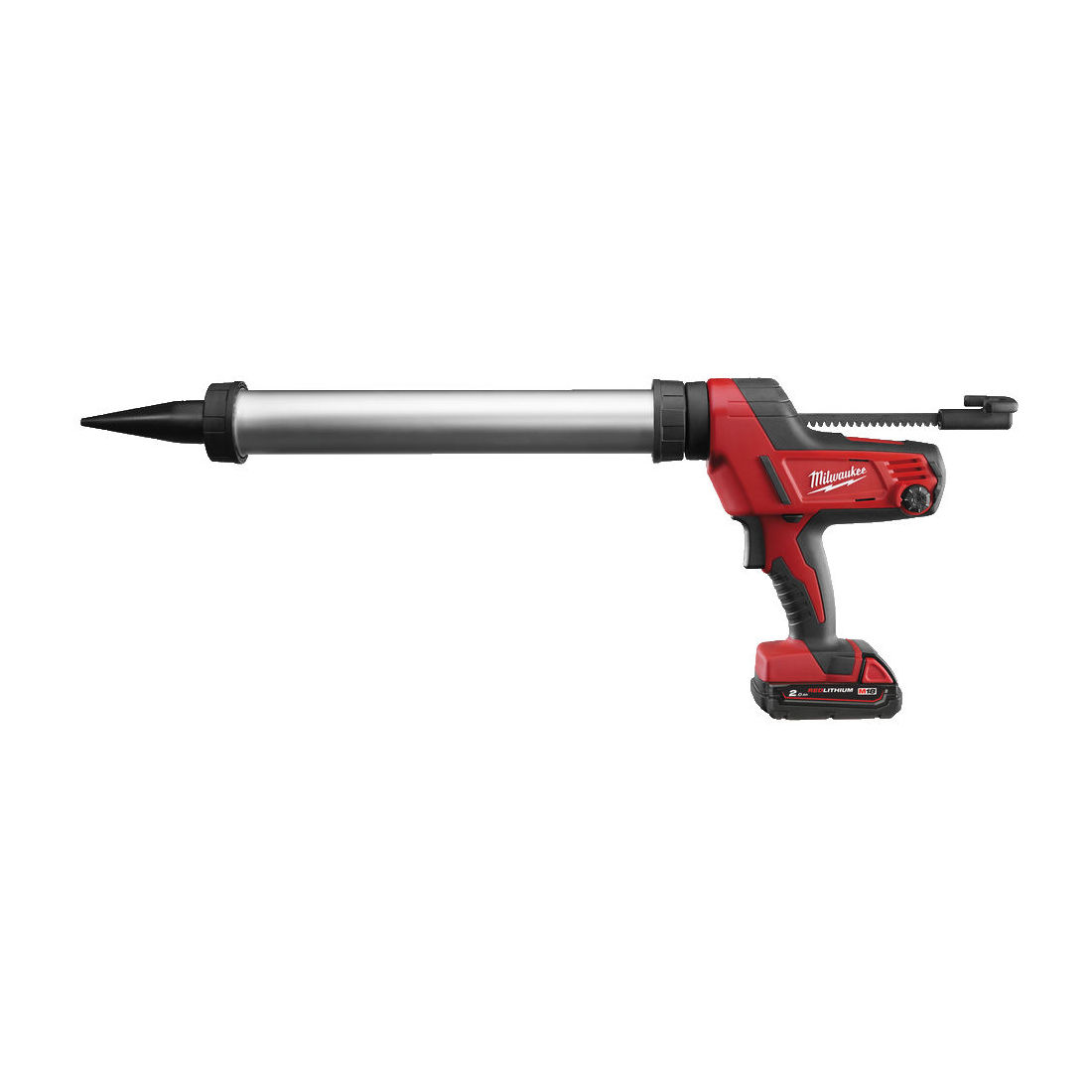 Milwaukee Akkumassapuristin C18 PCG/600A-201B. Kuva sivusta.