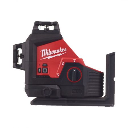 Milwaukee Ristilinjalaser M12 3PL-0C. Kuva sivusta.