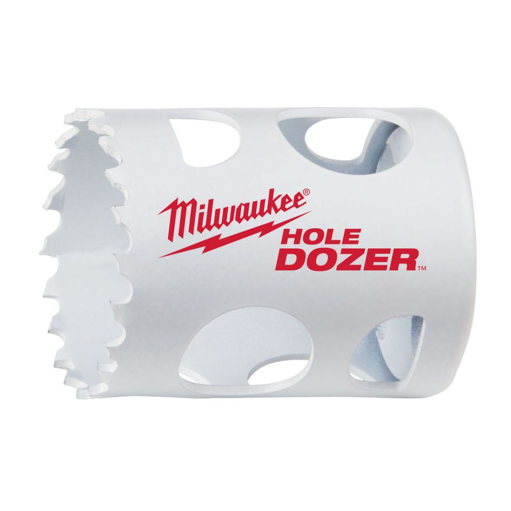 MILWAUKEE REIKÄSAHA BIMETALLI HD 38MM. Kuvassa reikäsaha etuviistosta.
