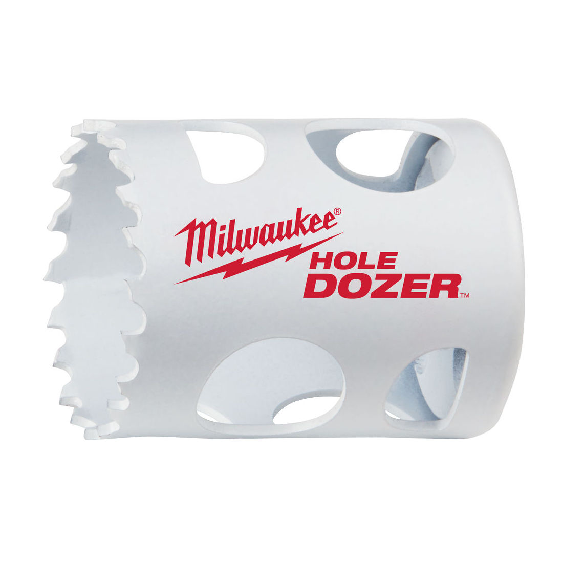 MILWAUKEE REIKÄSAHA BIMETALLI HD 38MM. Kuvassa reikäsaha etuviistosta.