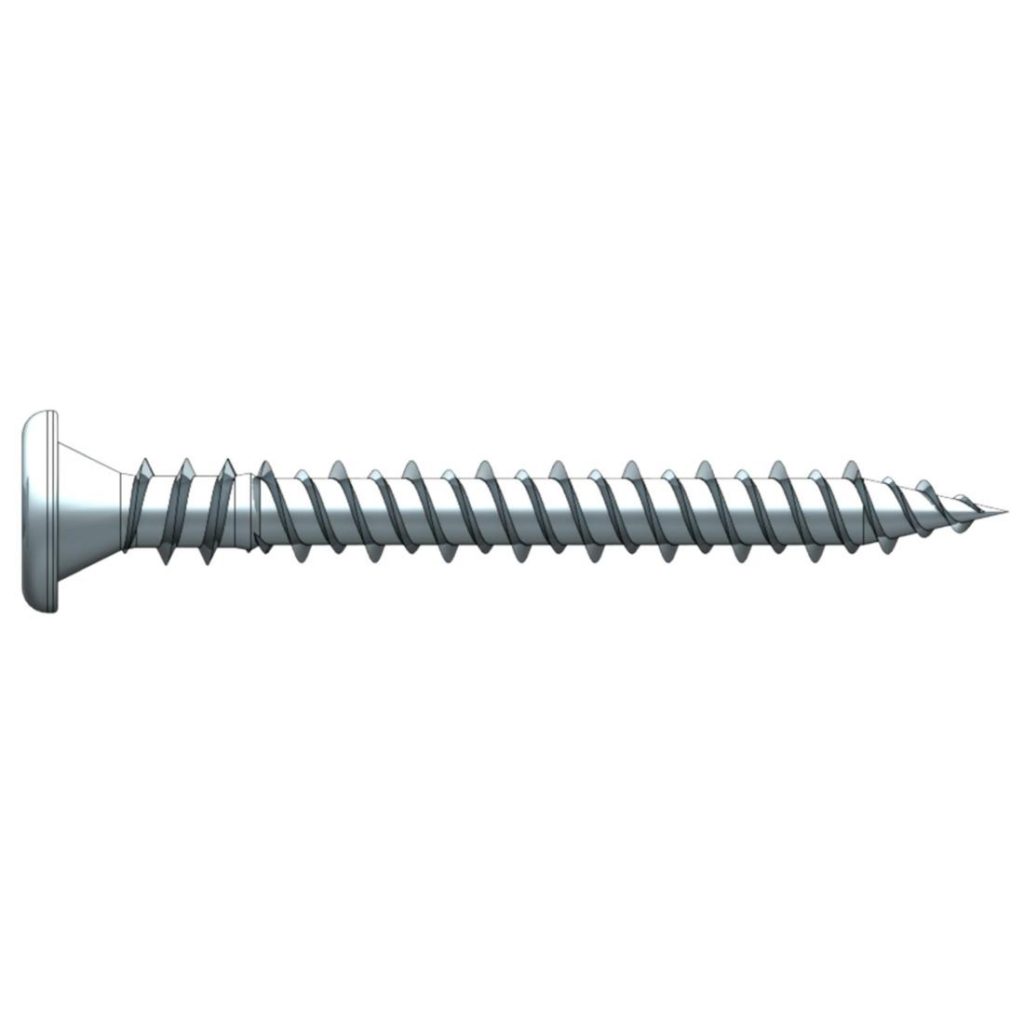 Nauharuuvi SPIT EK HiLo 4,2 x 50 mm Zn. Piirustuskuva irtoruuvista.