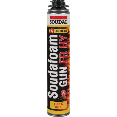 SOUDAL Palouretaanivaahto Soudafoam FR HY gun vaaleanpunainen 750 ml.