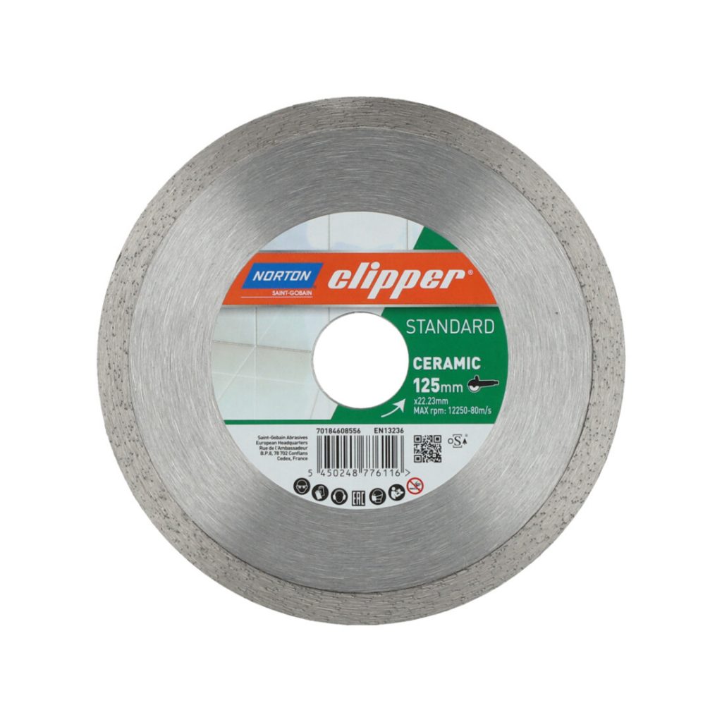 CLIPPER STANDARD CERAMIC H7 125x22. TIMANTTIKATKAISULAIKKA. Kuva laikan etupuolelta.