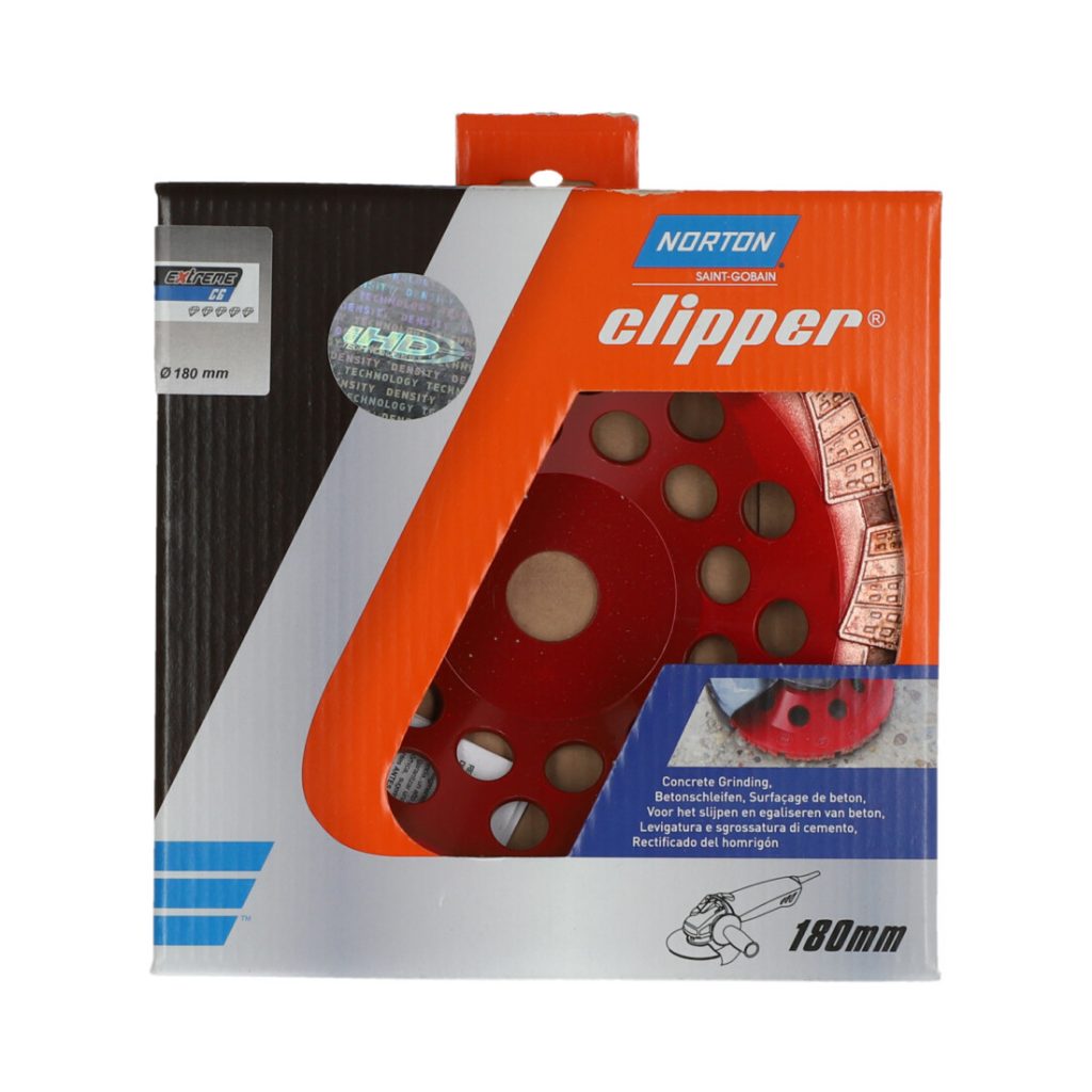 CLIPPER EXTREME CG 180x22.23 H=29 MM TIMANTTIKUPPILAIKKA. Kuva paketin edestä.