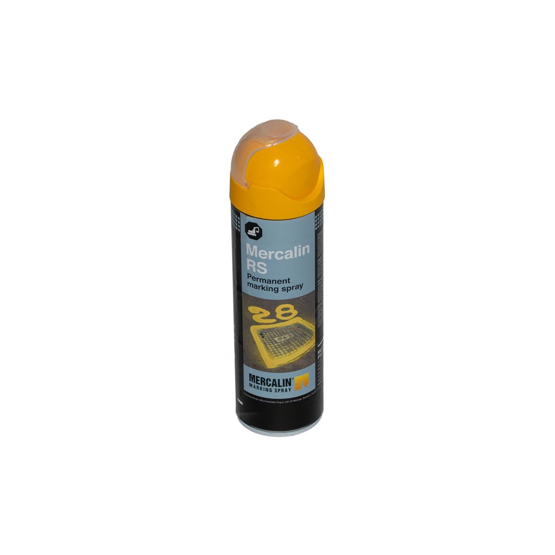 Mercalin RS merkkausmaali keltainen 500 ml.