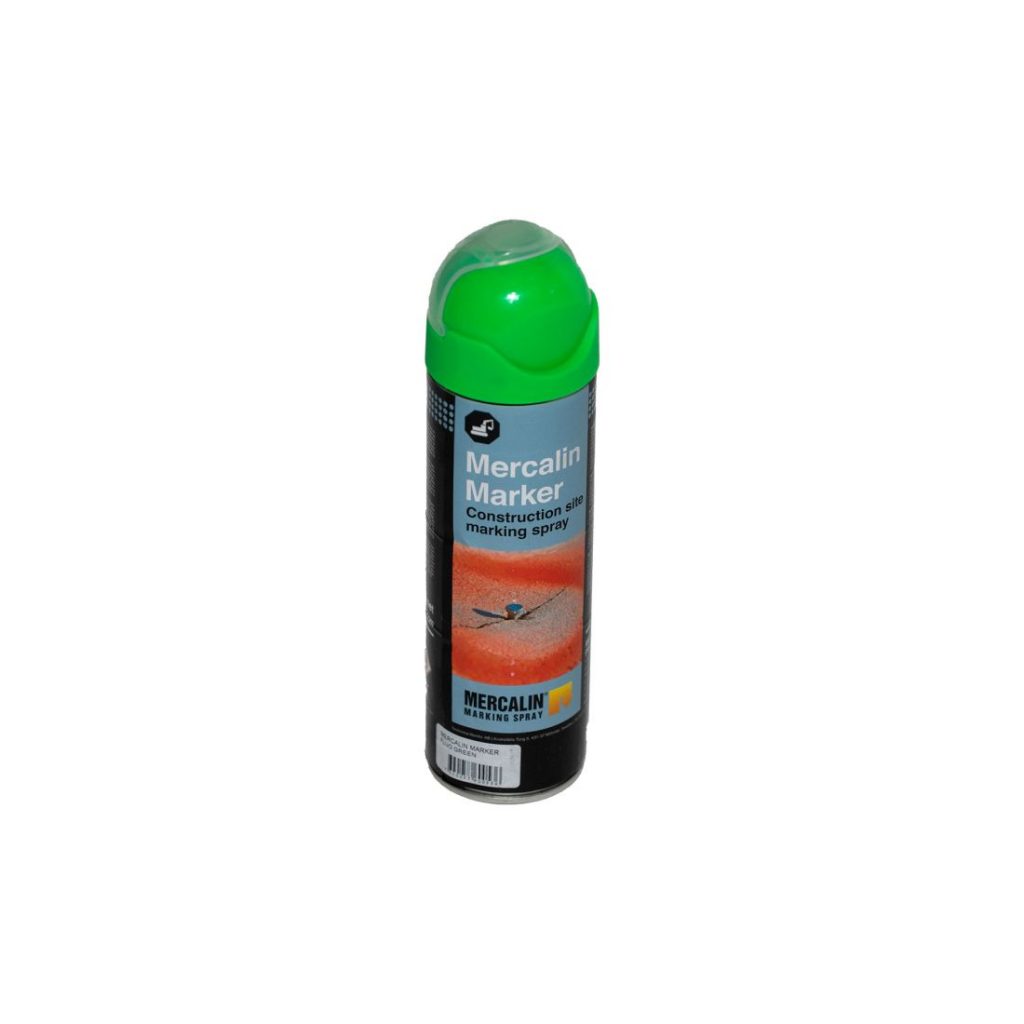 Mercalin Marker fluorisoiva merkkausmaali vihreä 500 ml.