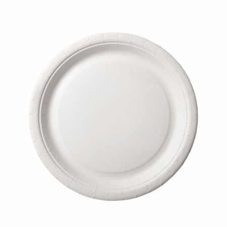 Kertakäyttölautanen, matala 23cm. 50 kappaletta paketissa.