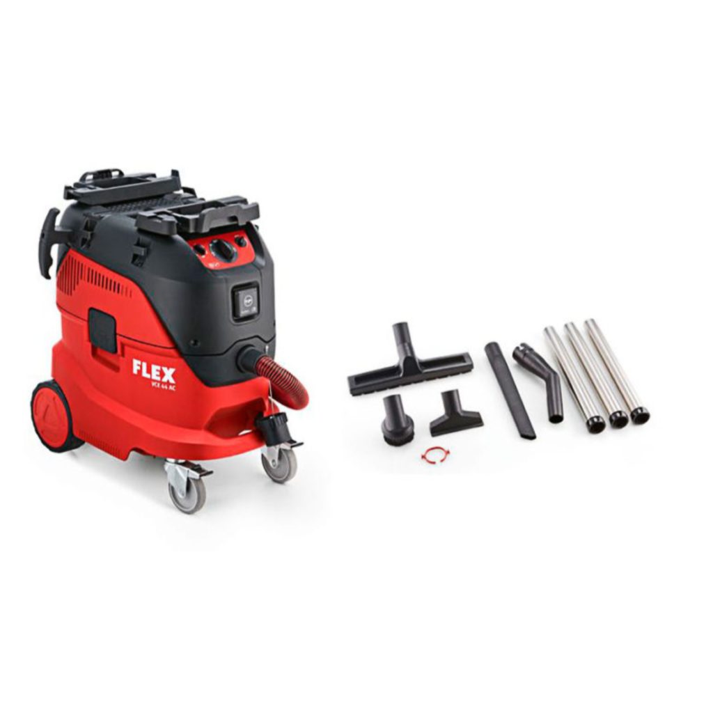 Flex imuri VCE44 H AC - Kit märkä-/kuivaimuri 1400 W ja lattiatarvikesetti.