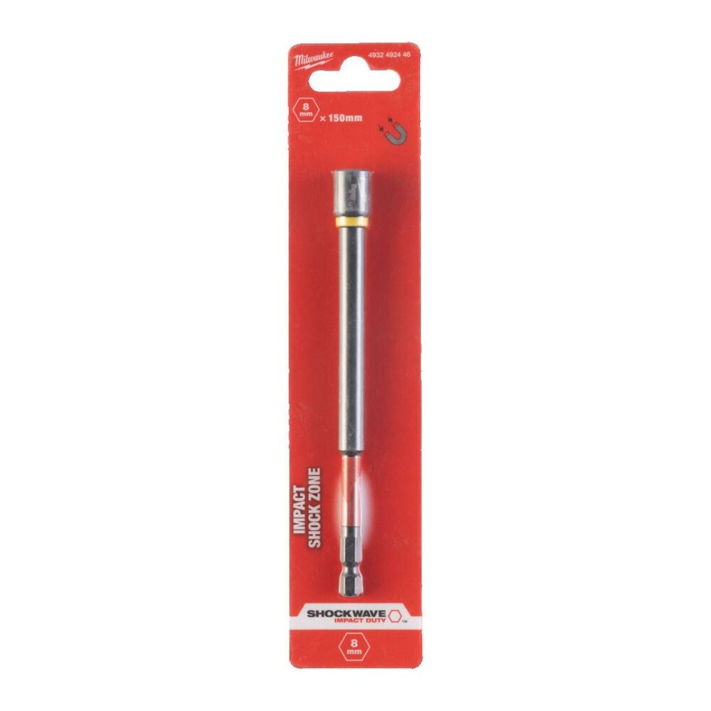 Milwaukee magneettihylsy SHW HEX8 x 150 mm.