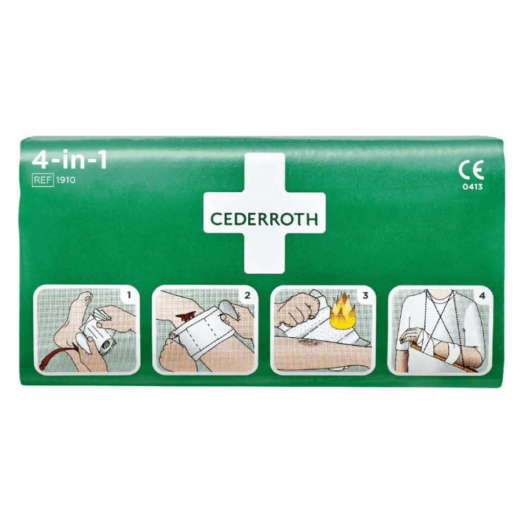 Cederroth 4-in-1 Iso ensiapusidepaketti.