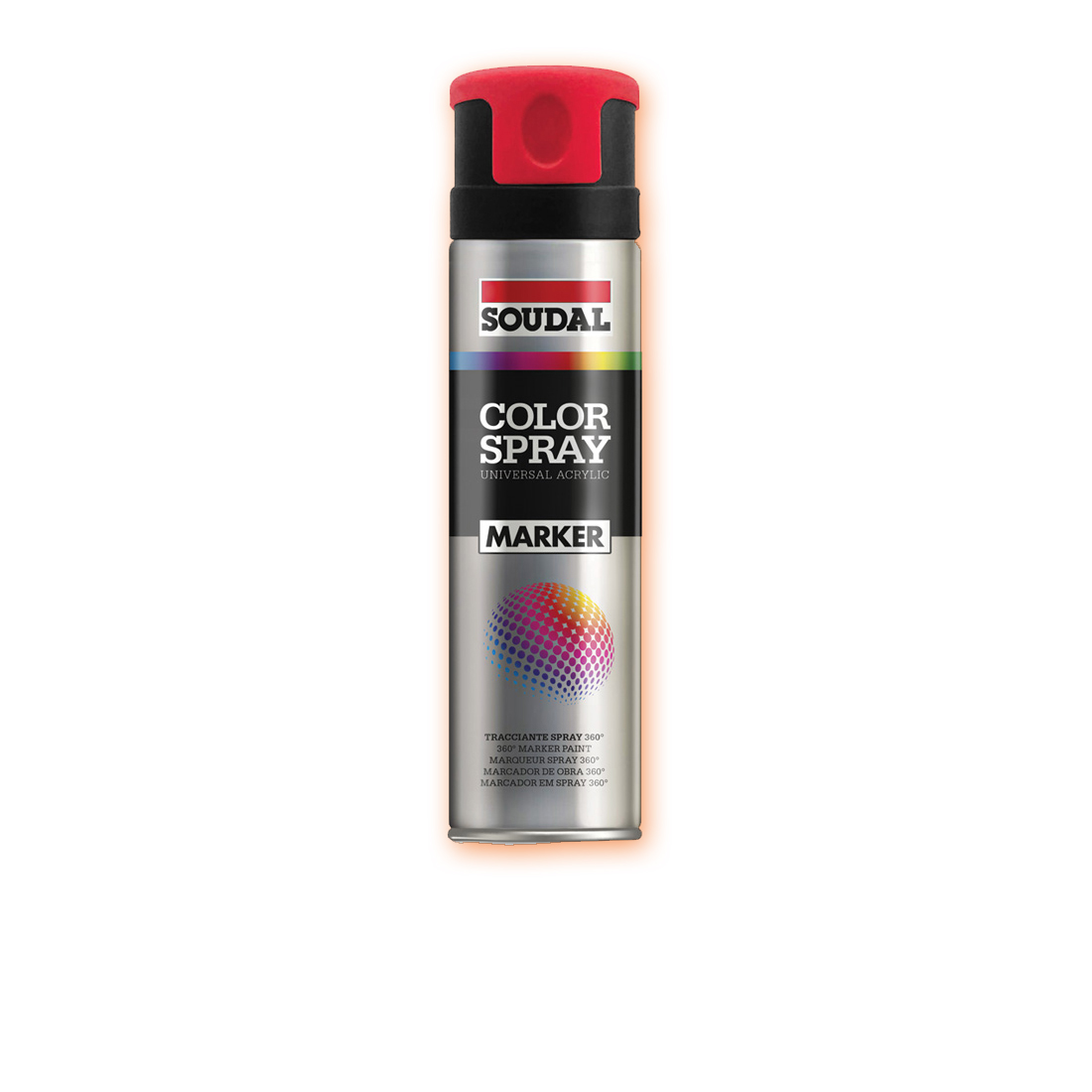 SOUDAL Color Spray Marker Fluorisoiva.