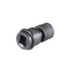 MAKITA Bitsiadapteri 1/2" vääntimiin 1/4" bitseille. Kuvassa bitsiadapteri etuviistosta.