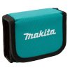 MAKITA Voimahylsylajitelma 1/2" 3-osaa. Kuvassa voimahylsylajitelman kangaspussi etuviistosta.