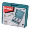 MAKITA Voimahylsylajitelma 1/2" 3-osaa. Kuvassa suljettu voimahylsylajitelman myymäläpakkaus etuviistosta.