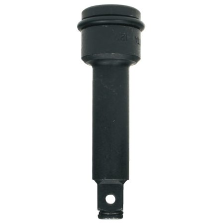 MAKITA Jatkovarsi voimahylsyille 1/2", 100 mm. Kuvassa hylsyadapteri pystyasennossa.