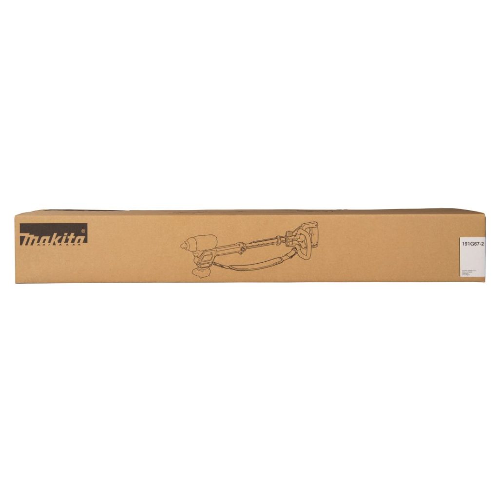 MAKITA Jatkovarsi mutterinvääntimille pituus 657 - 807 mm. Kuvassa jatkovarsipakkaus takaapäin.