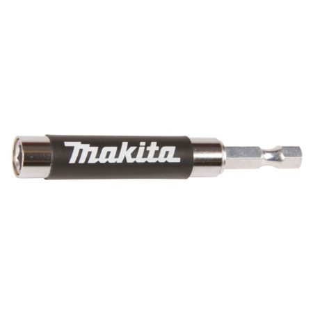 MAKITA Ruuvauskärjen pidin 1/4in 80mm magneetilla ja ohjauskauluksella. Kuvassa ruuvauskärjenpidin sivustapäin.