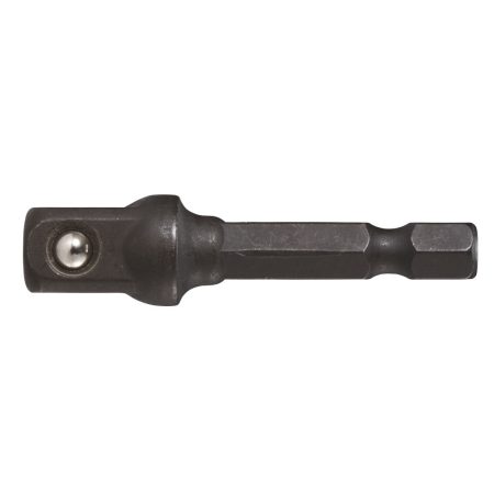 MAKITA Hylsyadapteri 1/4" bitsikiinnityksestä 3/8" neliöpää hylsykiinnitykselle. Kuvassa hylsyadapteri sivustapäin.