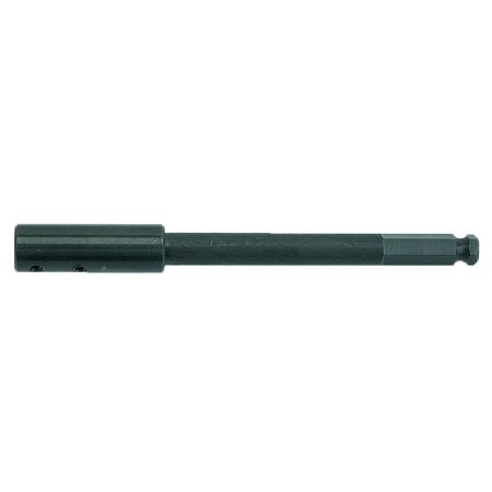 MAKITA Jatkovarsi itsesyöttäville poranterille 140mm. Kuvassa jatkovarsi itsesyöttävälle puuporanterälle sivustapäin.