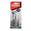 MAKITA Hylsyadapteri 1/4" bitsikiinnityksestä 3/8" neliöpää hylsykiinnitykselle, 50 mm. Wobble. Kuvassa hylsyadapteripakkaus edestäpäin.