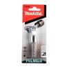 MAKITA Hylsyadapteri 1/4" bitsikiinnityksestä 1/2" neliöpää hylsykiinnitykselle, 60 mm. Wobble. Kuvassa hylsyadapteripakkaus edestäpäin.