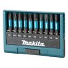 MAKITA Ruuvikärkisarja 10-osaa ImpactBlack. Kuvassa suljettu ruuvauskärkisarjan rasia etuviistosta.