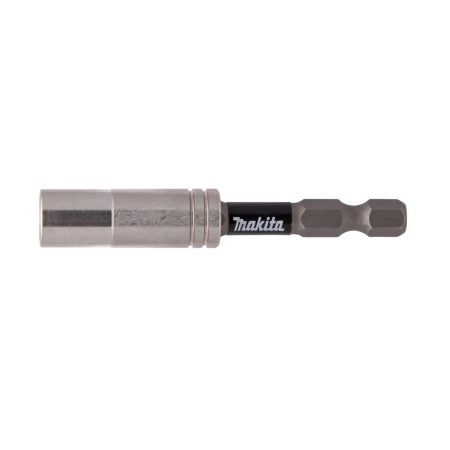 MAKITA Ruuvauskärjen pidin Impact Premier 1/4" 68 mm, magneetilla. Kuvassa ruuvauskärjen pidin sivustapäin.