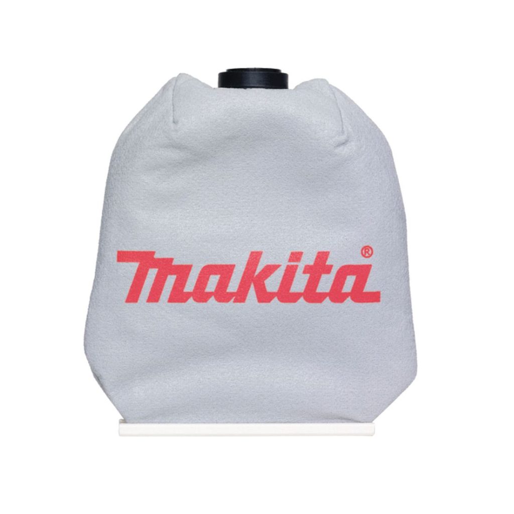 MAKITA Pölypussi. Kuvassa pölypussi edestäpäin.