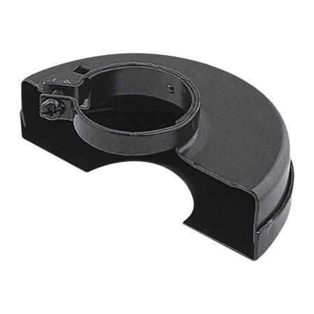 MAKITA Laikansuoja 125mm, suljettu. Kuvassa laikansuoja yläviistosta.