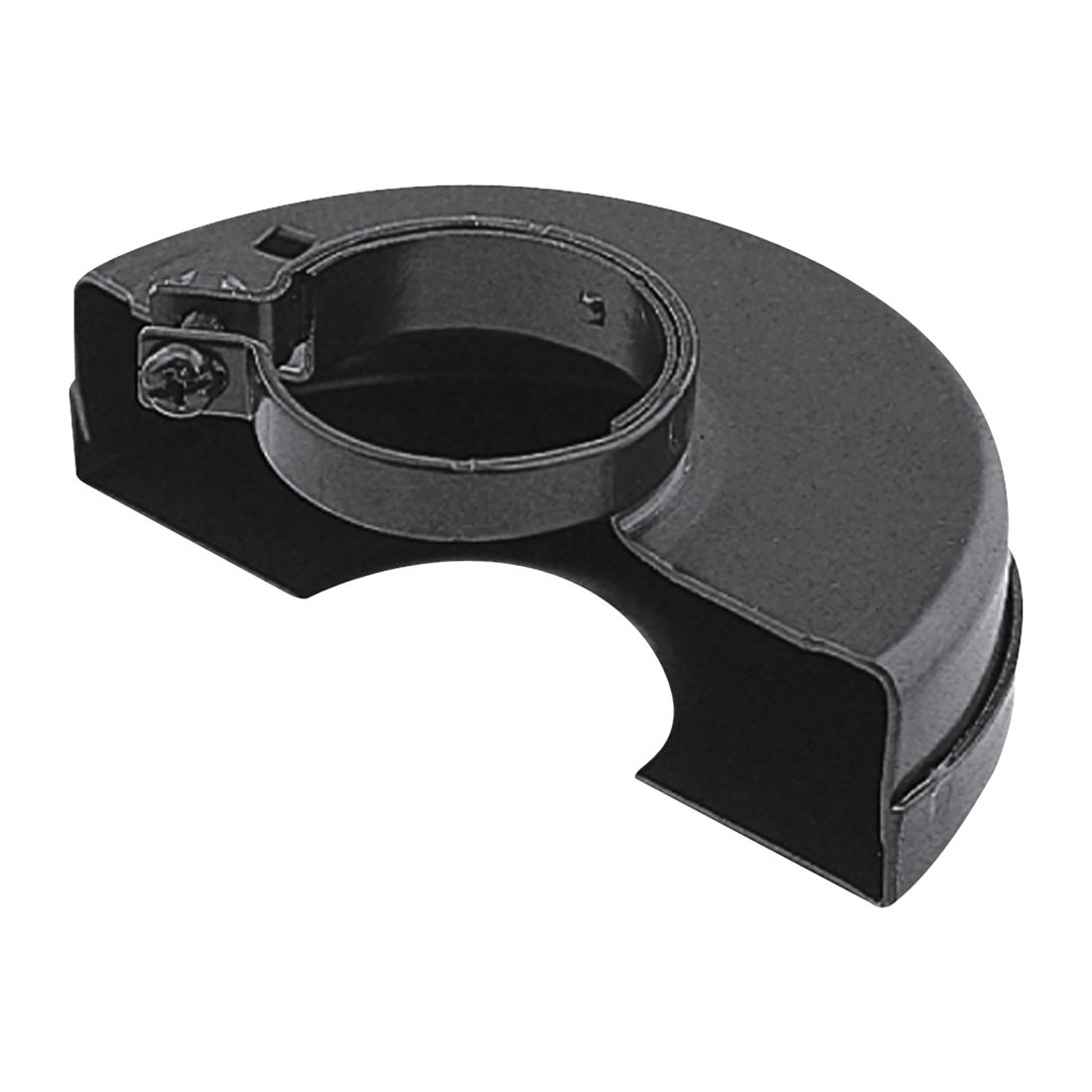 MAKITA Laikansuoja 125mm, suljettu. Kuvassa laikansuoja yläviistosta.