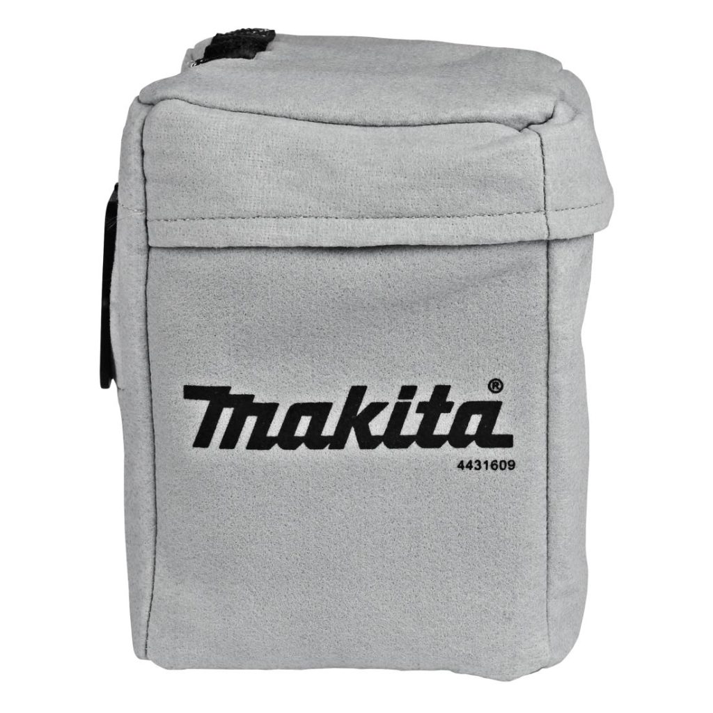 MAKITA Pölypussi fleece kangas. Kuvassa pölypussi edestäpäin.